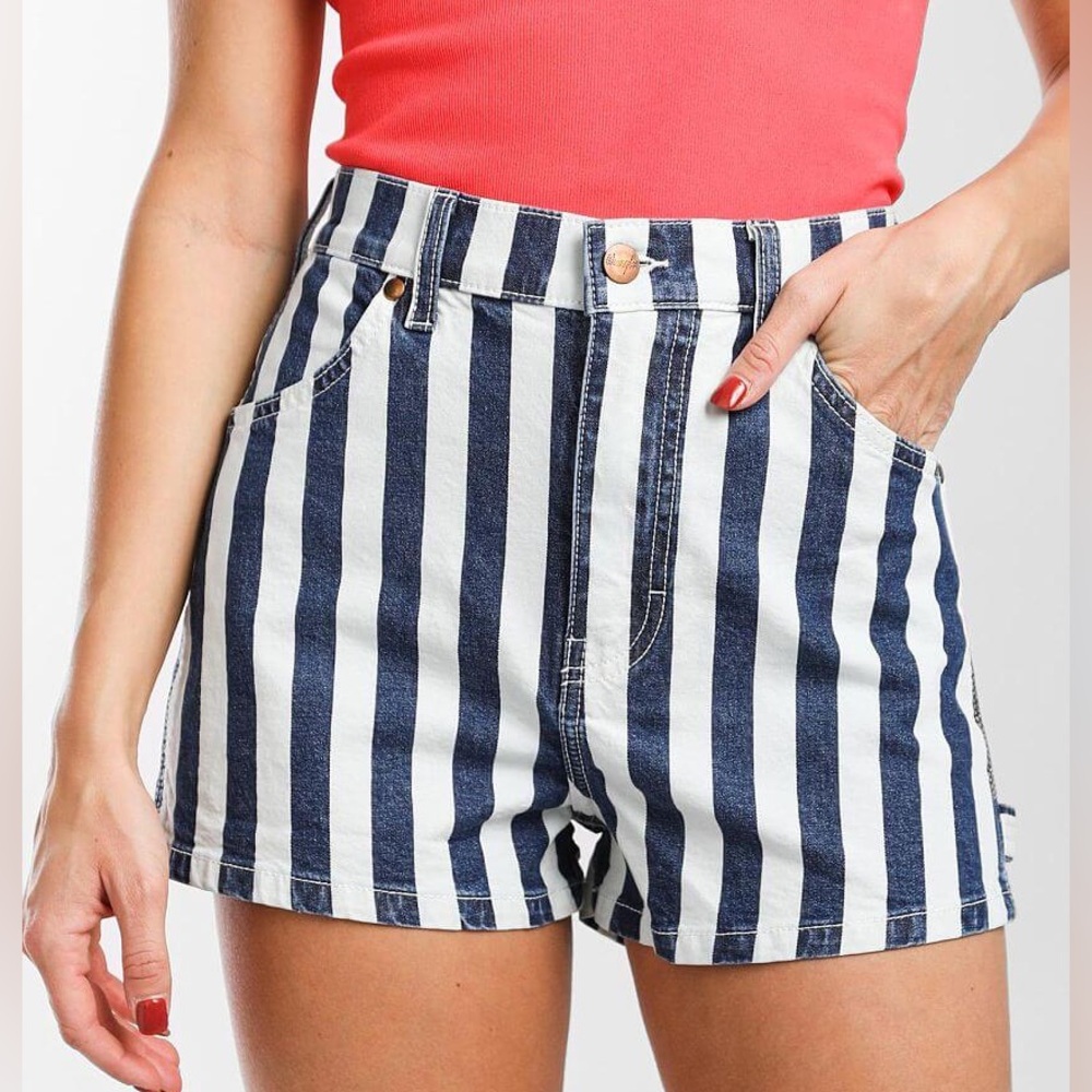 Wrangler | High-Rise Rodeo Stripe Carpenter Short - Western - Americana